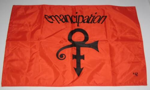 Prince Emancipation Flag US Promo memorabilia (367144) FLAG